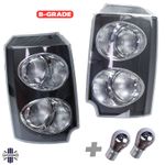 Pair Front light Clear Indicator + Black body for Range Rover L322 2002-05 - 2nd