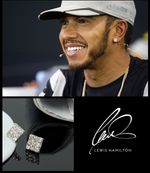Men’s/Boy’s BLING 8mm 18K MAGNETIC White Gold Cubic Zirconia Crystal Earrings