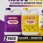 Sentinel X800 & X100 Cleaner & Inhibitor Pack 2 Pack Cleaner + Inhibitor