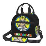 Valentino Rossi #46 Retro Insulated Lunch Bag Food Box - With Shoulder Strap
