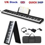 88 keys Keyboard Electronic Digital Piano semi weighted Bluetooth bag Headphone