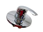 Single Lever Manual Mixer Concealed Shower Valve, Brass & Chrome, 1/4 Turn
