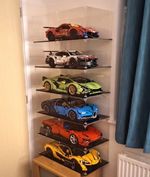 Acrylic Display Case for LEGO Technic Supercars (62×30×20 cm) | Showcase Box