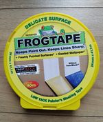 FrogTape Delicate Surface Low Tack Masking Tape 24mm x 41.1m UV Resistant