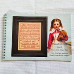 Hands Across the Sea Samplers - Elizabeth Hull 1863 Waste Not Want Not Booklet