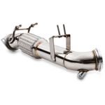 3" STAINLESS EXHAUST FRONT DECAT DOWN PIPE FOR FORD FOCUS MK3 ST ST250 2012-2018