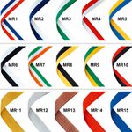 Bulk Medal ribbons - 22mm wide, 30" long - complete with metal clip fastening