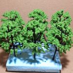OO Gauge Trees Set 71 - 6x Deciduous woodland model trees 10cm D&D DnD