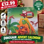 Dinosaur Advent Calendar 2026 – 24 Days of Dino Surprises – Kids Christmas Gift