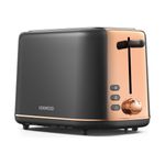 Kenwood Abbey Lux 2-Slice Toaster - Dark Grey and Rose Gold - TCP05C0DG