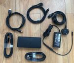 DELL D3100 Ultra HD 4K Triple Video Docking Station with 65W PSU and Cables