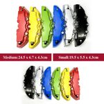 Brake Caliper Covers Universal Sporty Car Styling Accessory Front & Rear Wheels