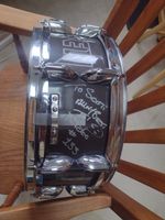 Iron Maiden Remo Snare Drum Signed