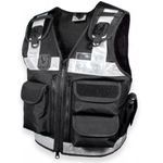 Security Black One Size Fits All Utility Vest (black Security Patches)