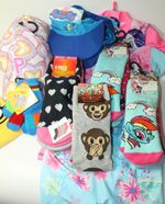 CLEARANCE JOBLOT BUNDLE NEW KIDS TODDLER CLOTHES SUN SUITS SOCKS GLOVES HATS