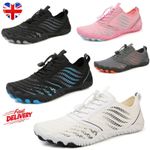 Mens Womens Aqua Shoes Beach Barefoot Quick Dry Water Sea Shoes for Swim Surf UK