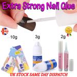🔥EXTRA STRONG NAIL GLUE🔥Brush on 2g, 3g, 10g Press On Fake False Nail Glue🔥