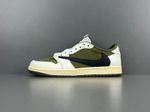 🏀Unisex AJ 1 Retro Low Travis Sc0tt Medium Olive Fashion Sneakers DM7866-200
