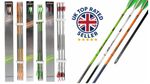 New Shocq Archery Inceptor Carbon Target Arrows x 12 Small Pin Nock Wrap Paint