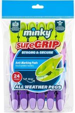 Minky SureGrip Pegs, Assorted color, Pack of 24 Free Shipping UK