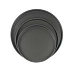 3pcs/Set Pizza Pan Baking Tray Non Stick Round Roasting Tin Baking Tools NEW