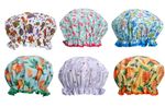 Bodylife Shower Cap Reusable Waterproof Bath Hat Adjustable Adult