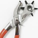 Punch Pliers Eyelet Pliers 9" Revolving Leather Hole Belt Watch Strap Puncher