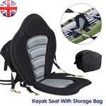 Kayak Seat Paddle Cushion Board Back Rest Rest Back Support Cushion Safety Black