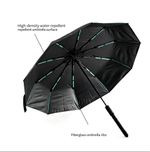 Heavy Duty Security Umbrella Windproof Tactical Self Defense Reinforced.