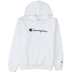 Champion Womens White XL Pullover Hoodie with Logo
