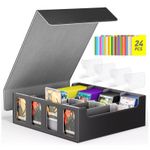 Magic Trading Leather 2400+Cards Deck Box Card Storage Box For TCG MTG Yugioh UK