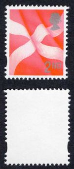 GB SCOTLAND QEII 2003 RARE STUNNING COLOUR TRIAL for 2ND CLASS (RED) U/M