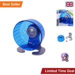Rosewood Blue Hamster Gerbil Mouse Exercise Wheel 17cm Solid Quiet Stand