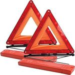 Warning Triangle X 2 Large Reflective Car  Breakdown Hazard Road EU Emergency
