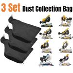 3 Set Dust Collector Bag for 255 Model Miter Saw with Adjustable Dust Jacket Sta