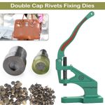 Green Machine Dies for Double Cap Rivets /Set Belt Bag Leather Craft Repair