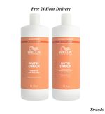 Wella Invigo Nutri Enrich Shampoo 1000ml & Conditioner 1000ml + Free Pumps