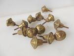 Vintage Brass Cupboard Knob Drawer Handle Cabinet Pull Old Antique Finial -£5eac
