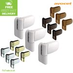 Pack of 3 UPVC Double Glazing Door Flag Hinge Adjustable Avocet MT3D