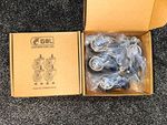 GBJ TRP110-50mm Swivel Industrial Casters Set of 4 Units x2
