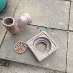 CLAY HOPPER AND  SPLASH BACK  GULLY DRAIN