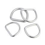 A2 Stainless Steels D Rings Metal Loops buckles 8 - 80 mm webbing Bag straps dog
