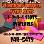 VILLAINOUS_Partner Event_slots:-Mono_poly_Go_Full_Carry_RUSH(4hr,24hr,48hr,72hr)