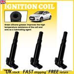 Set of 3 Ignition Coil for CITROEN C4 CACTUS VTi 1.2 2014 on 9671214580, 3639500