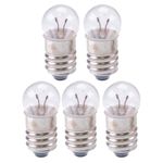 5 x 6V 150mA Miniature E10 MES Lamp Bulb