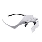 LED Reading Illuminated Magnifier 1.0x 1.5x 2.0x 2.5x 3.5x Magnifying Glasses