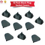 Baby Child Safety Plug Socket Covers Protector Guard Mains Electric Insert BLACK