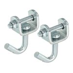 Ratchet Swivel J Strap Hook Load 6613 Lbs Zinc Color for 1.5" Strap 2pcs