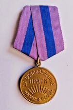 SOVIET MEDAL FOR THE LIBERATION OF PRAGUE 1945