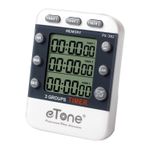 eTone 3 Channel Triple Darkroom Timer Counter Film Developing Countdown Clock